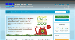 Desktop Screenshot of hughesnaturalgas.com